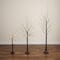 3ft. 5ft. 6ft. Artificial Brown Birch Trees with Warm White LED Lights - Set of 3